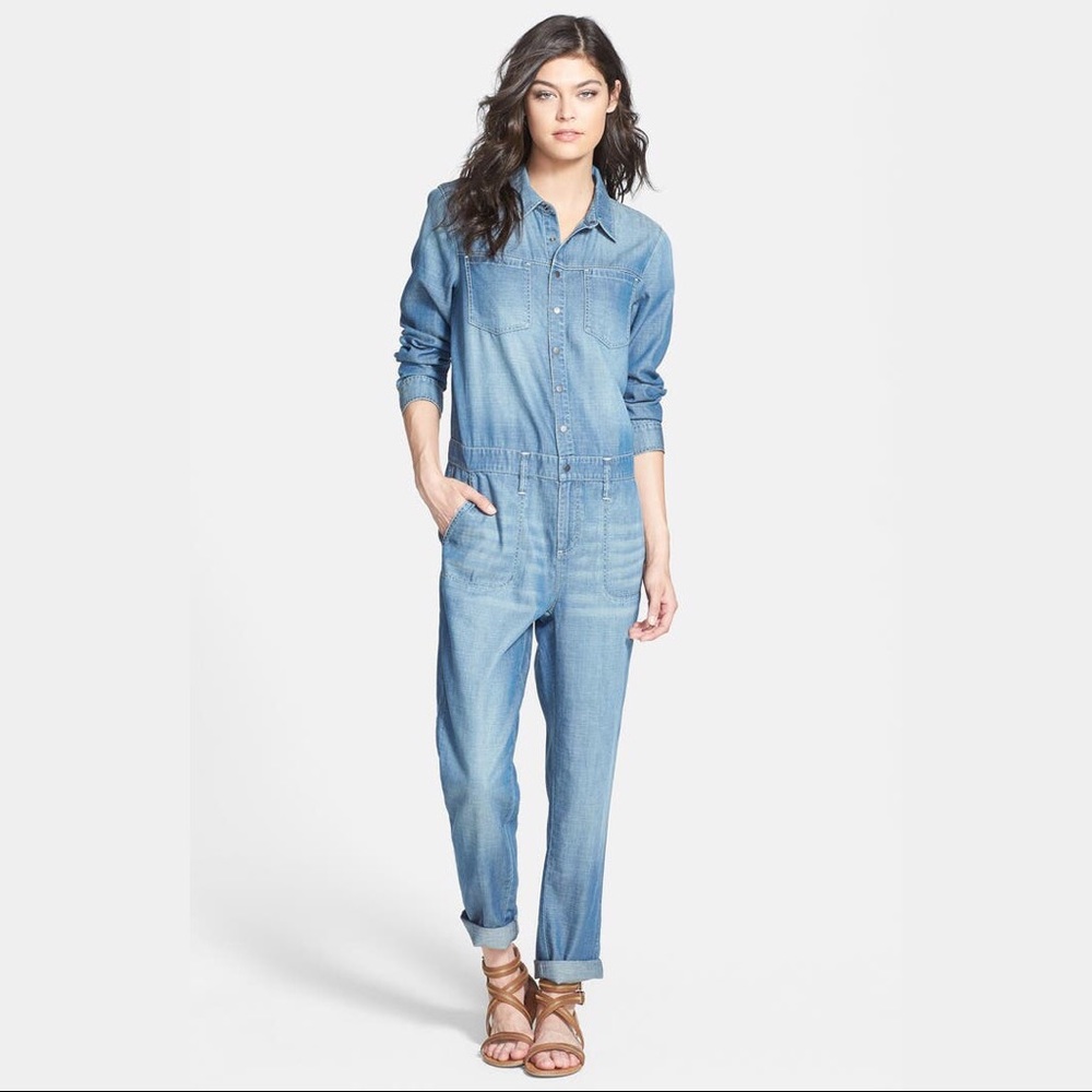 Nordstrom Treasure & Bond Denim Jumpsuit